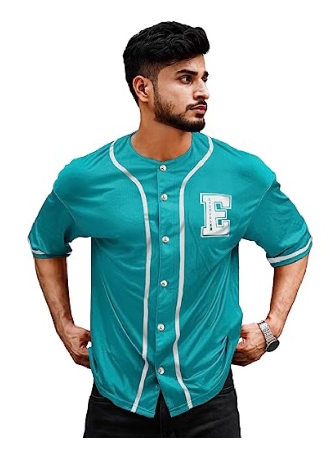 eyebogler Mens Cotton Blend Round Neck Half Sleeve Oversized Printed Tshirt || Loose fit Tshirt - Image 2